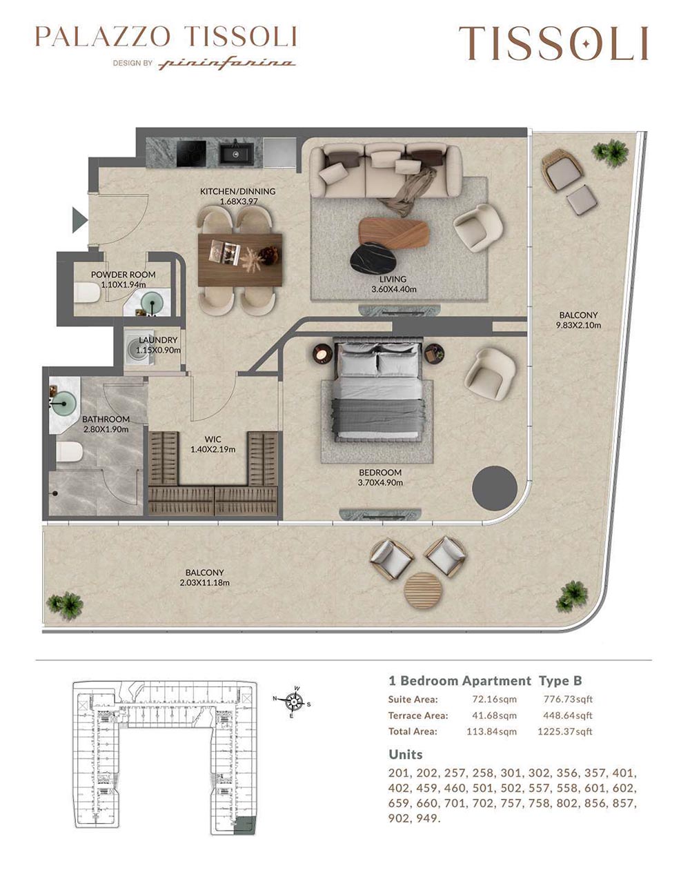 Palazzo Tissoli at Al Marjan floor plan 2