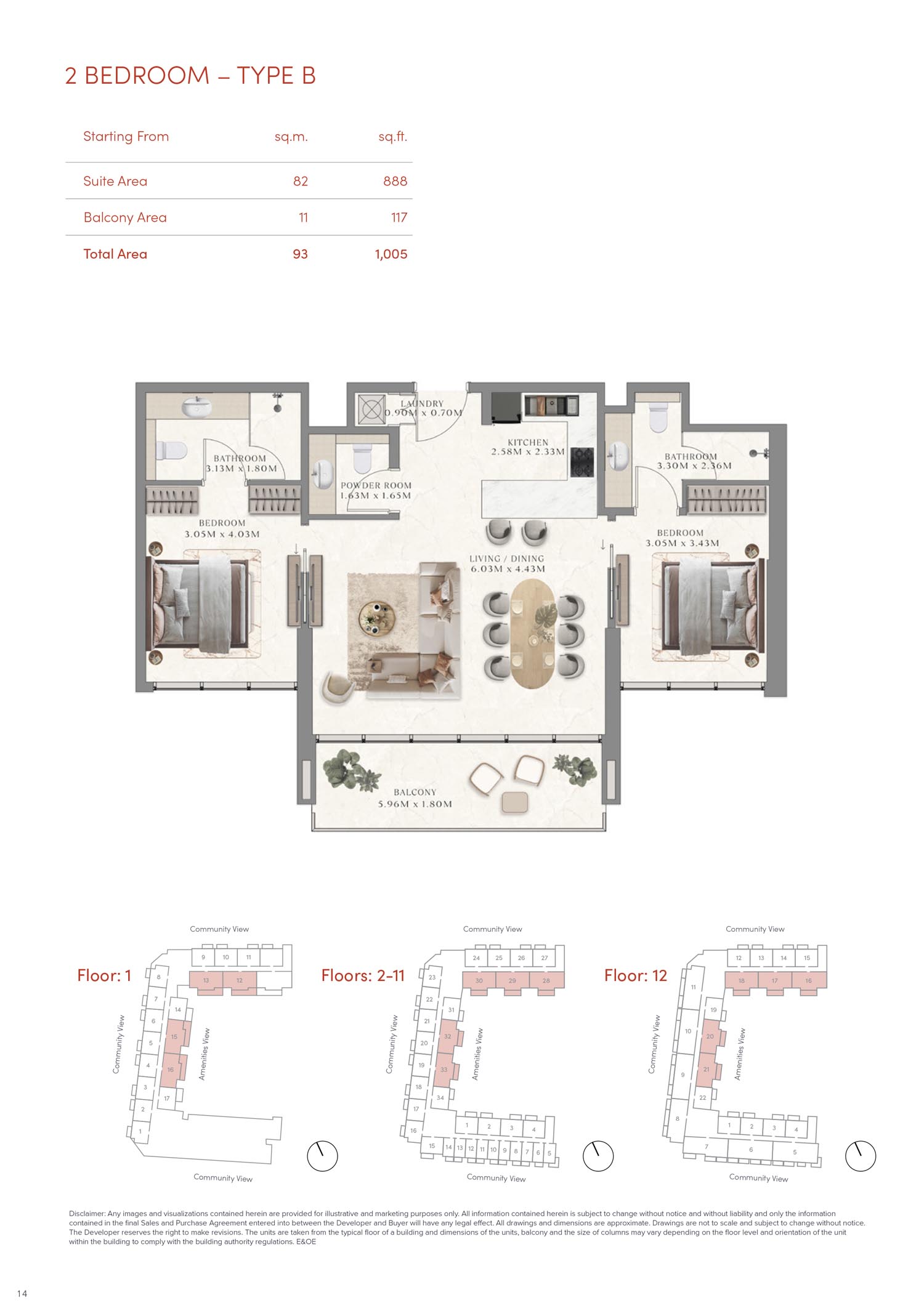 The Collection at Taiyo floor plan 3