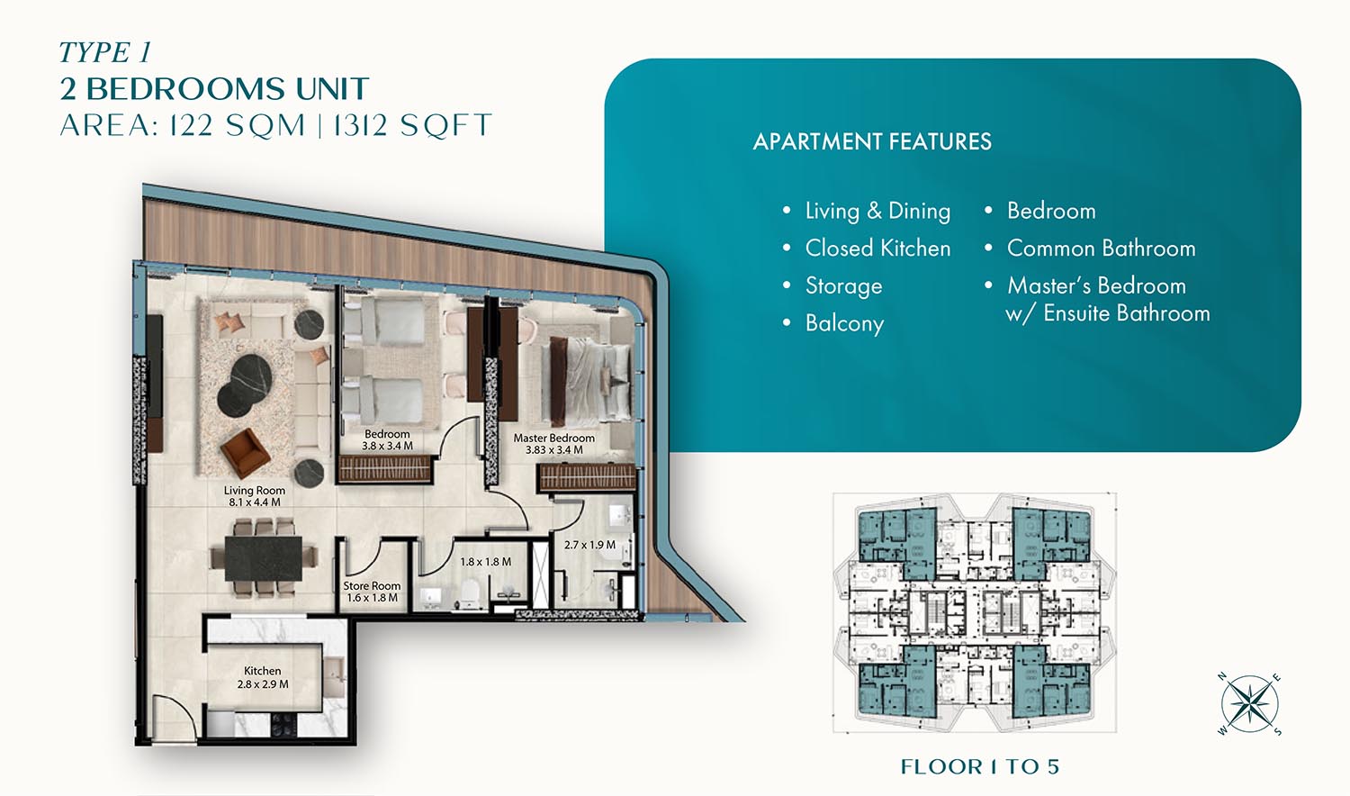 Cresswell Views by Arady floor plan 3