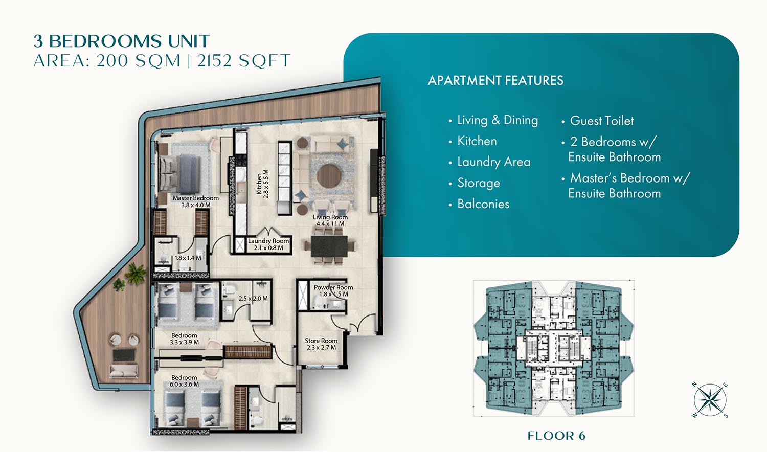 Cresswell Views by Arady floor plan 4