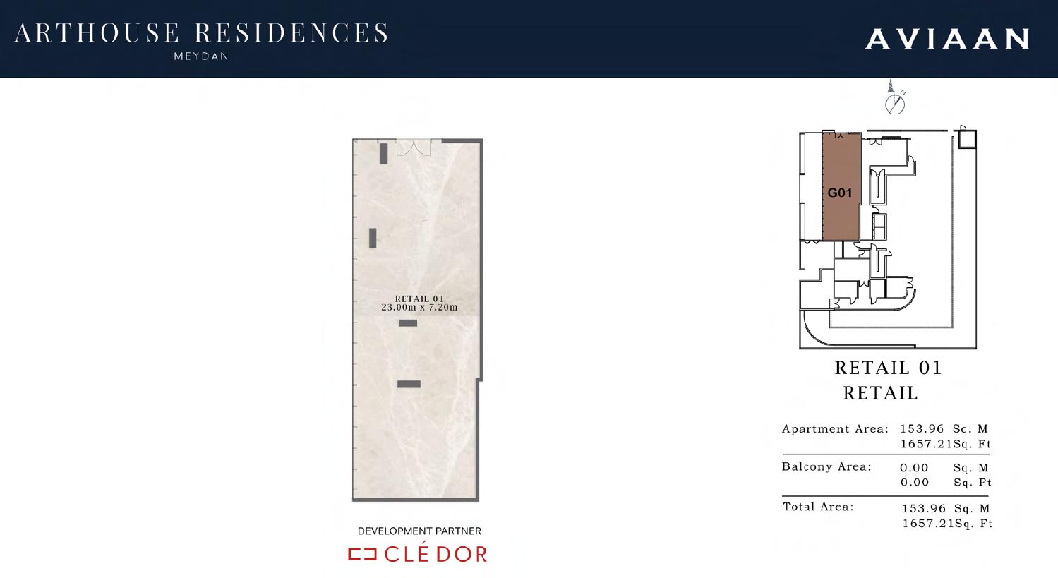 Arthouse Residences Tower A at Meydan floor plan 2