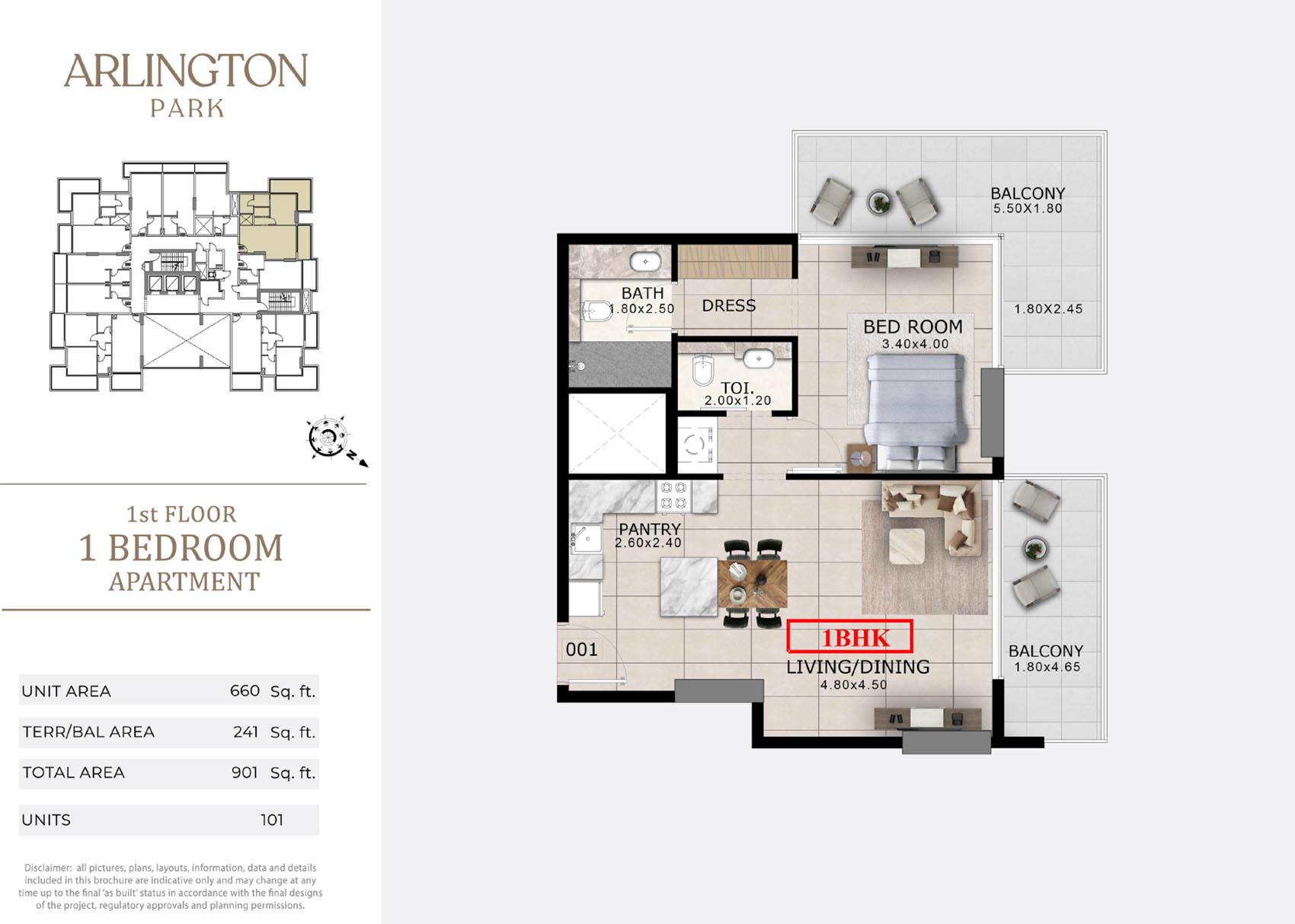 Arlington Park at DLRC floor plan 2