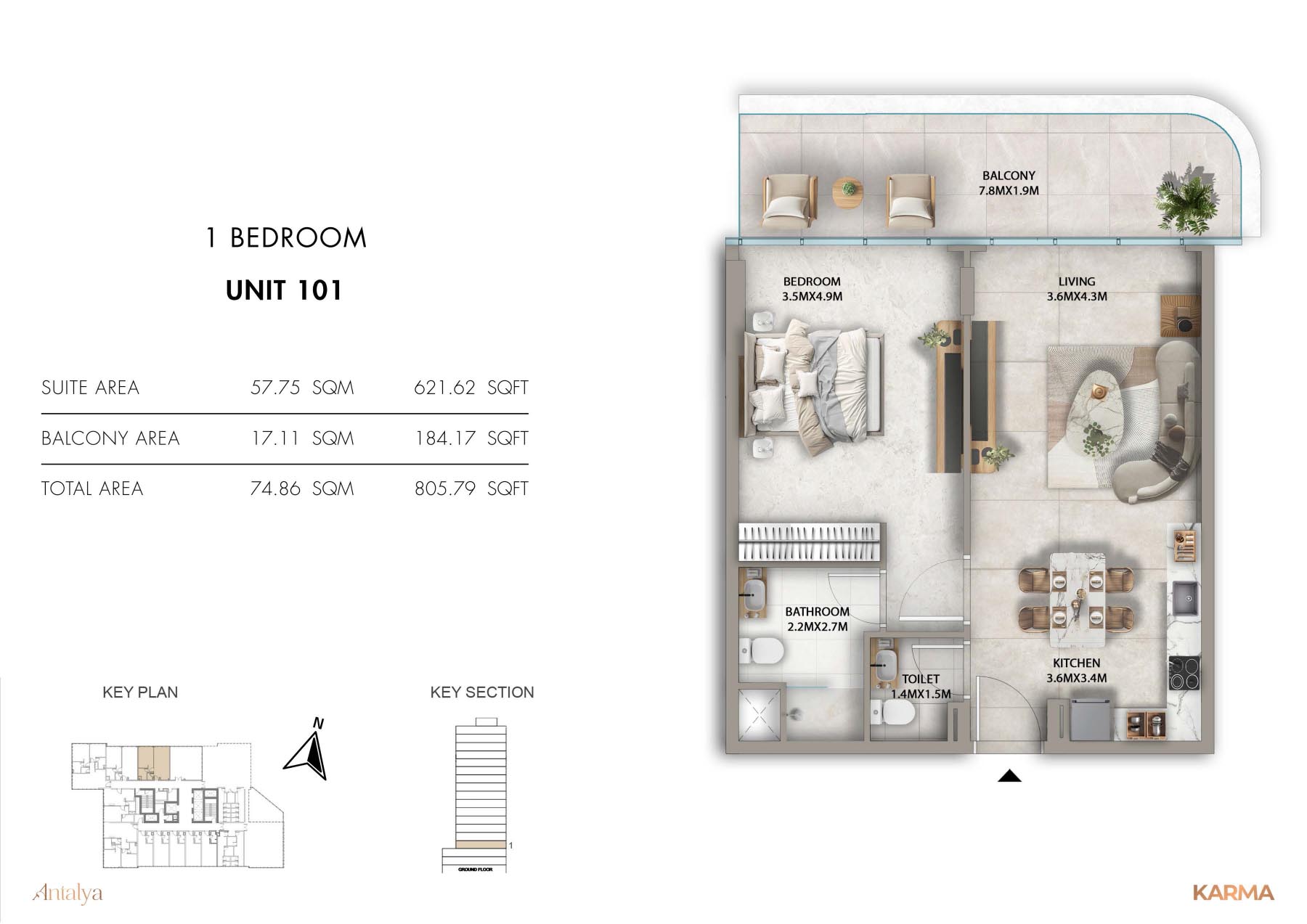 Antalya at Dubai Sports City floor plan 2