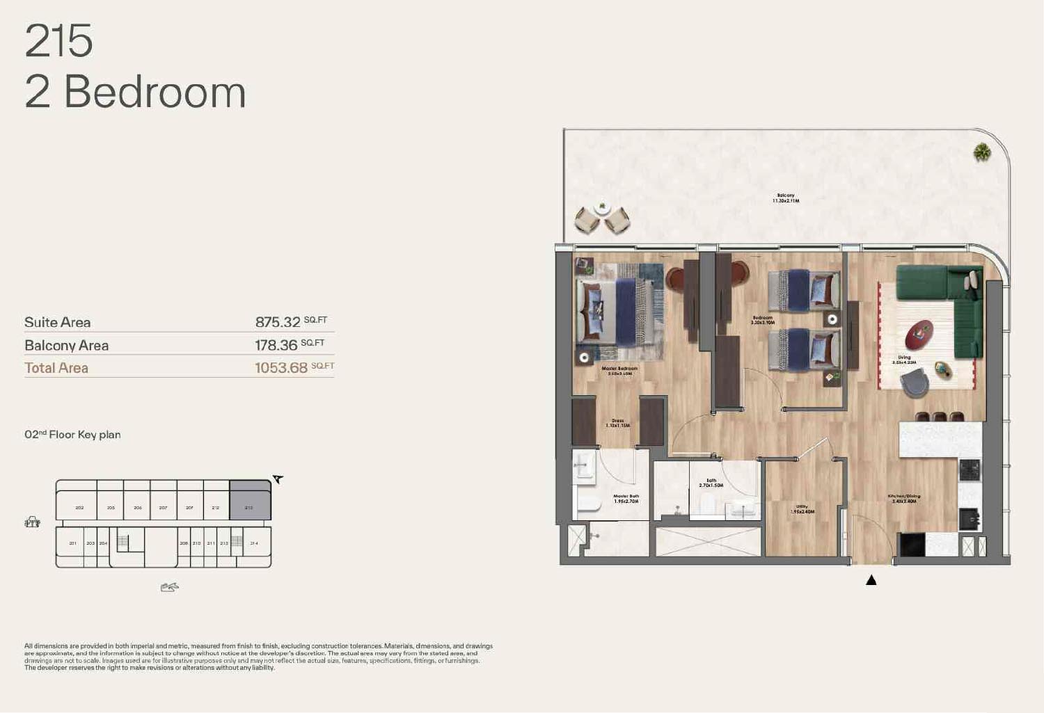 Velos Residence at Dubai Motor City floor plan 3