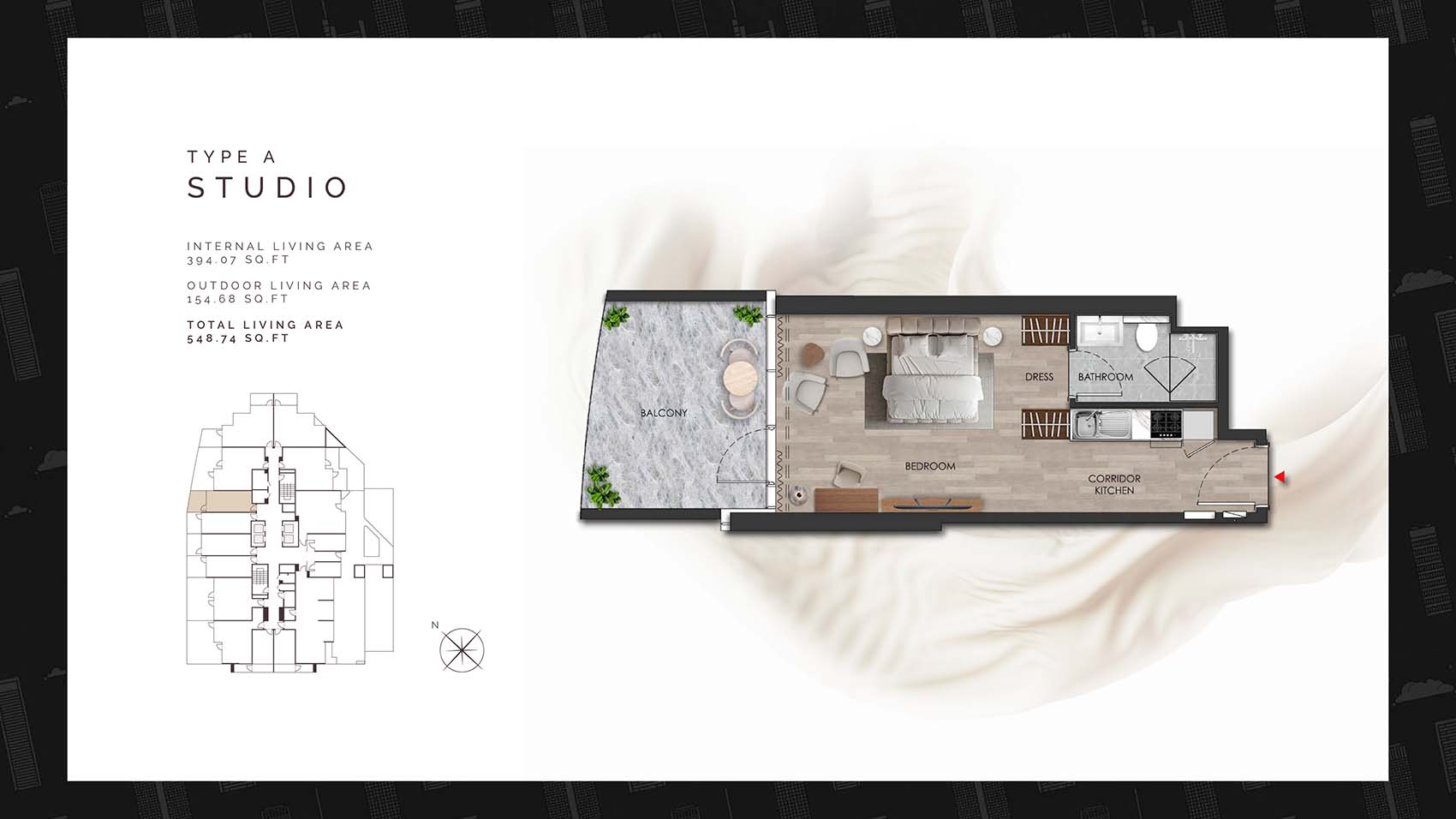 Island Heights at Al Marjan Island floor plan 1