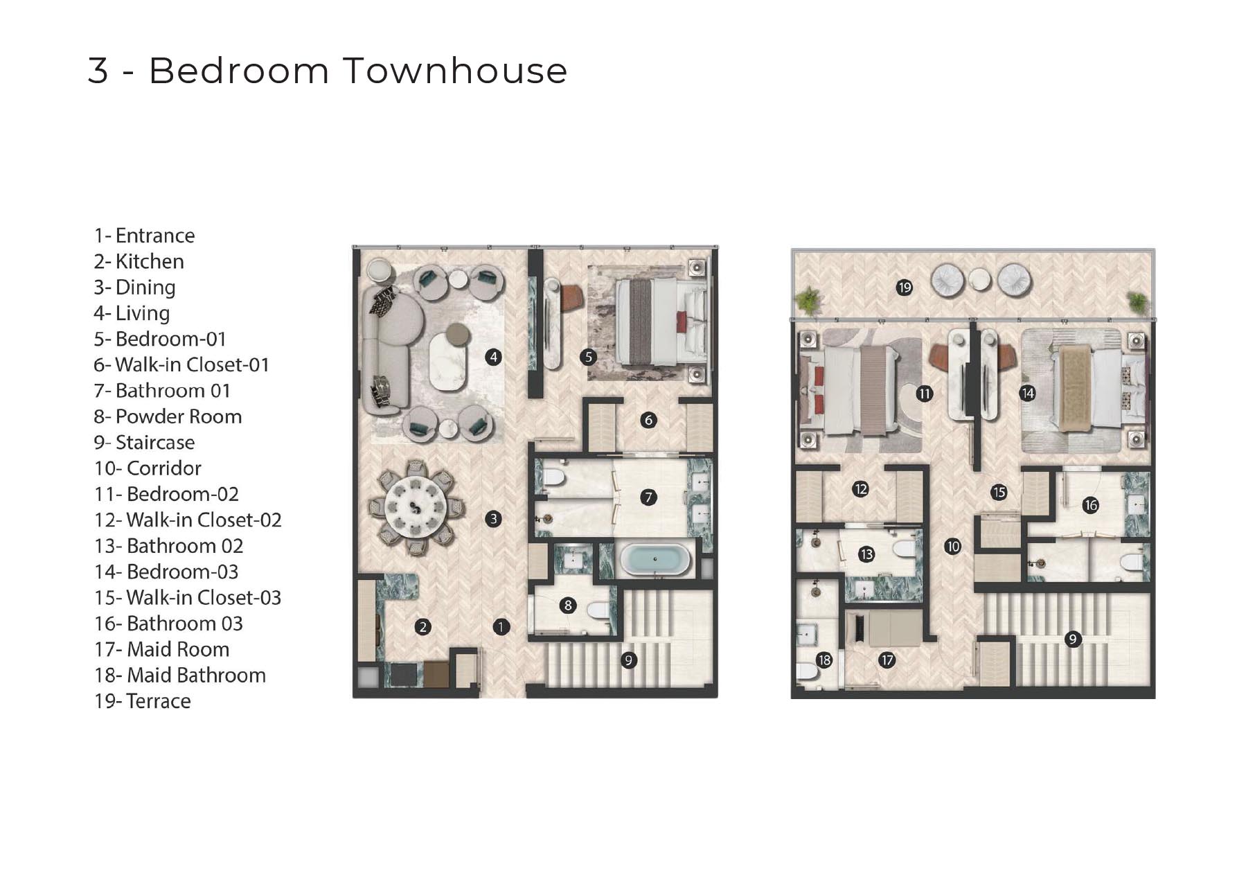 Hilton Residences at Al Raha floor plan 4