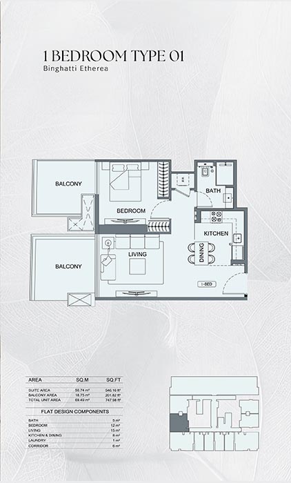 Binghatti Etherea floor plan 2