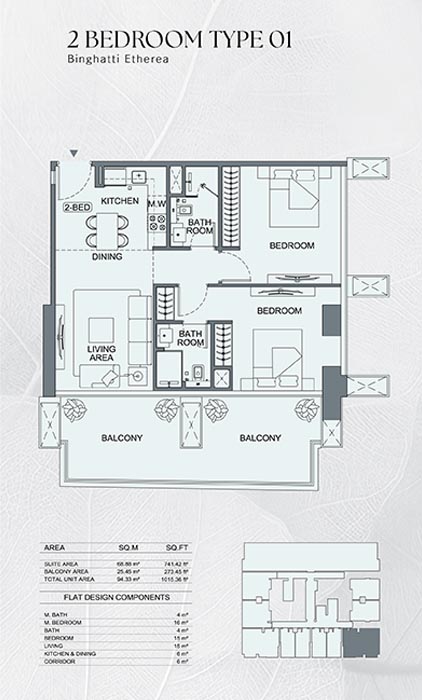 Binghatti Etherea floor plan 4
