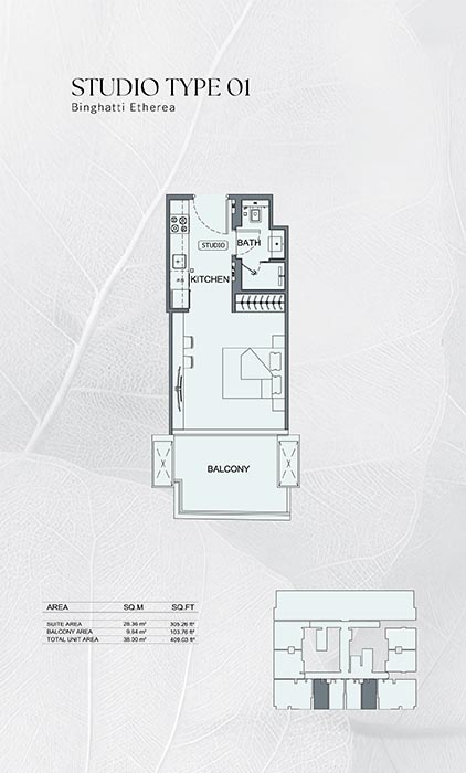 Binghatti Etherea floor plan 1