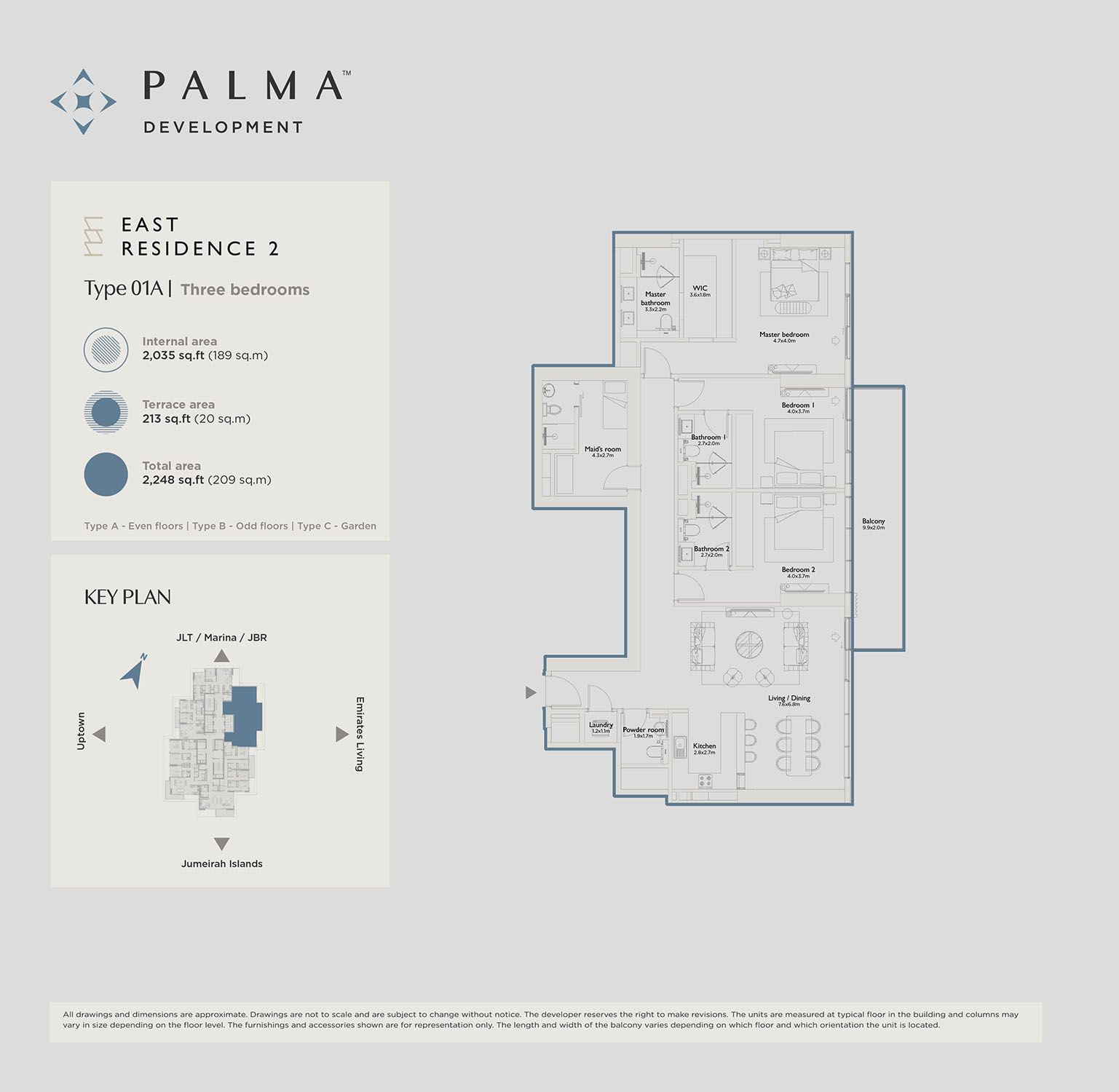 Serenia District East Residences floor plan 3