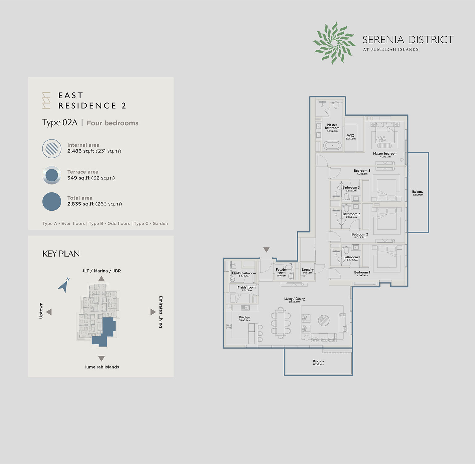 Serenia District East Residences floor plan 4