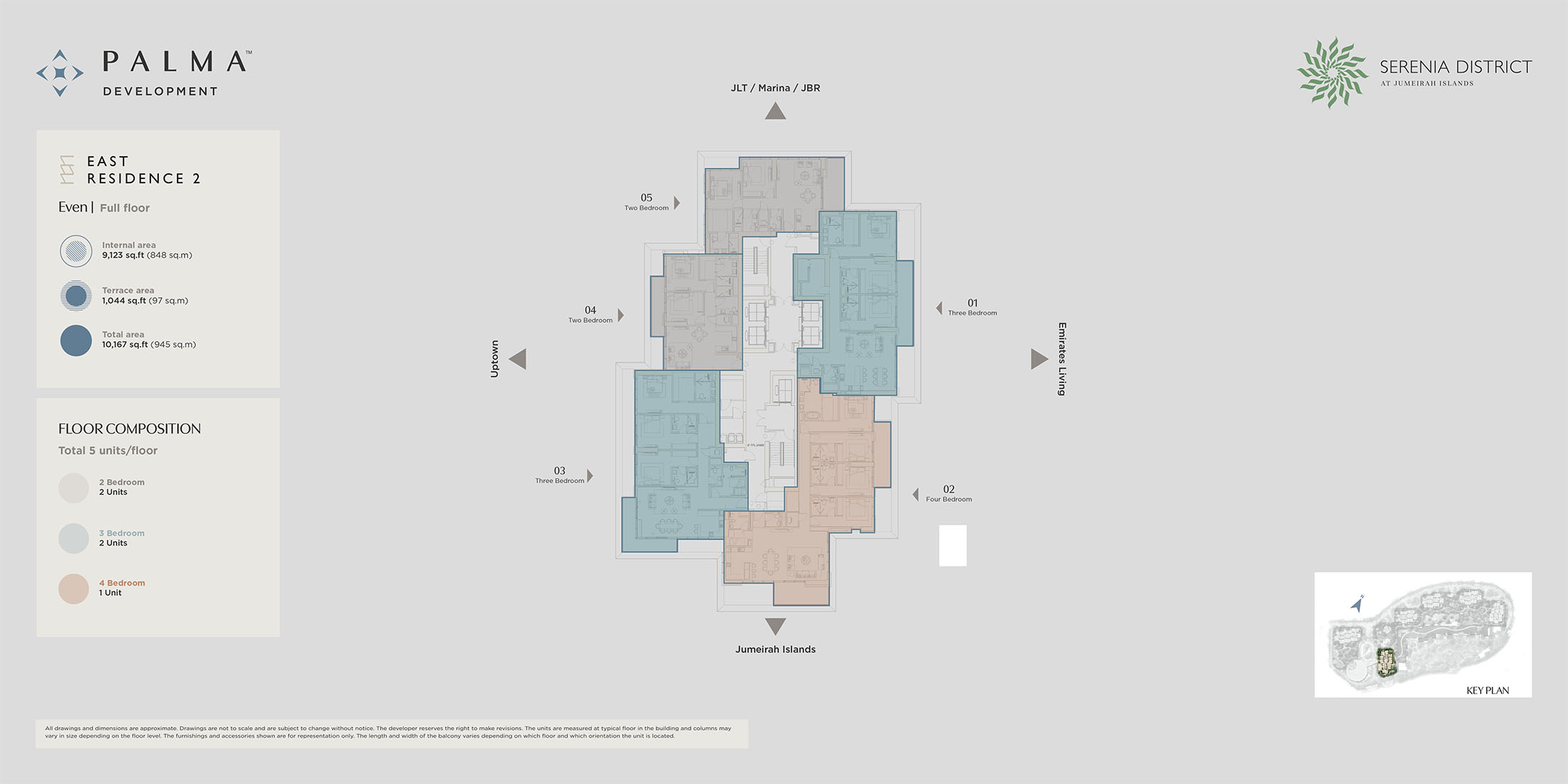 Serenia District East Residences floor plan 1