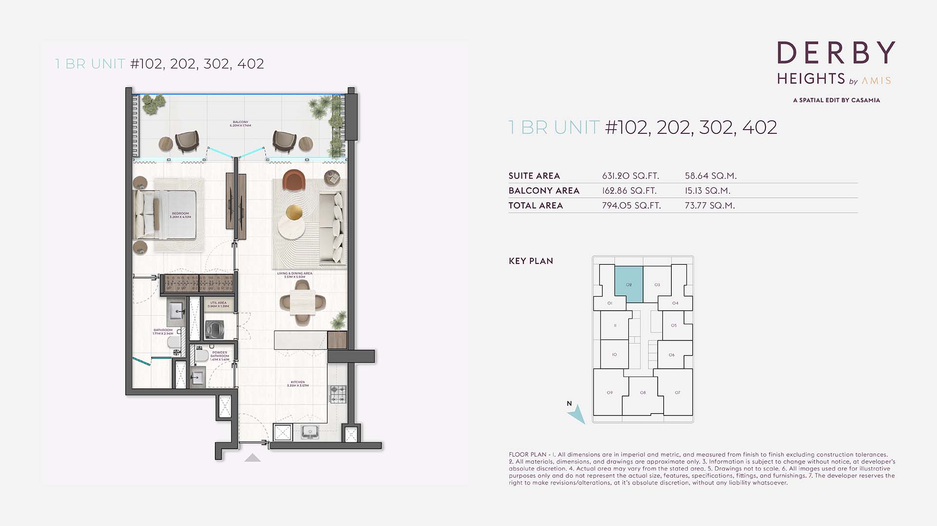 Derby Heights at Meydan floor plan 1