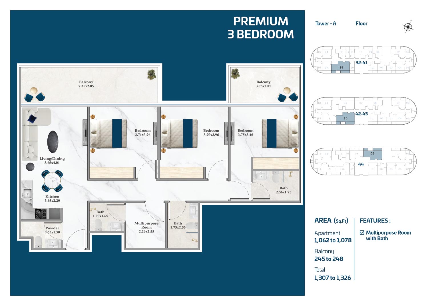 Serenz by Danube floor plan 5