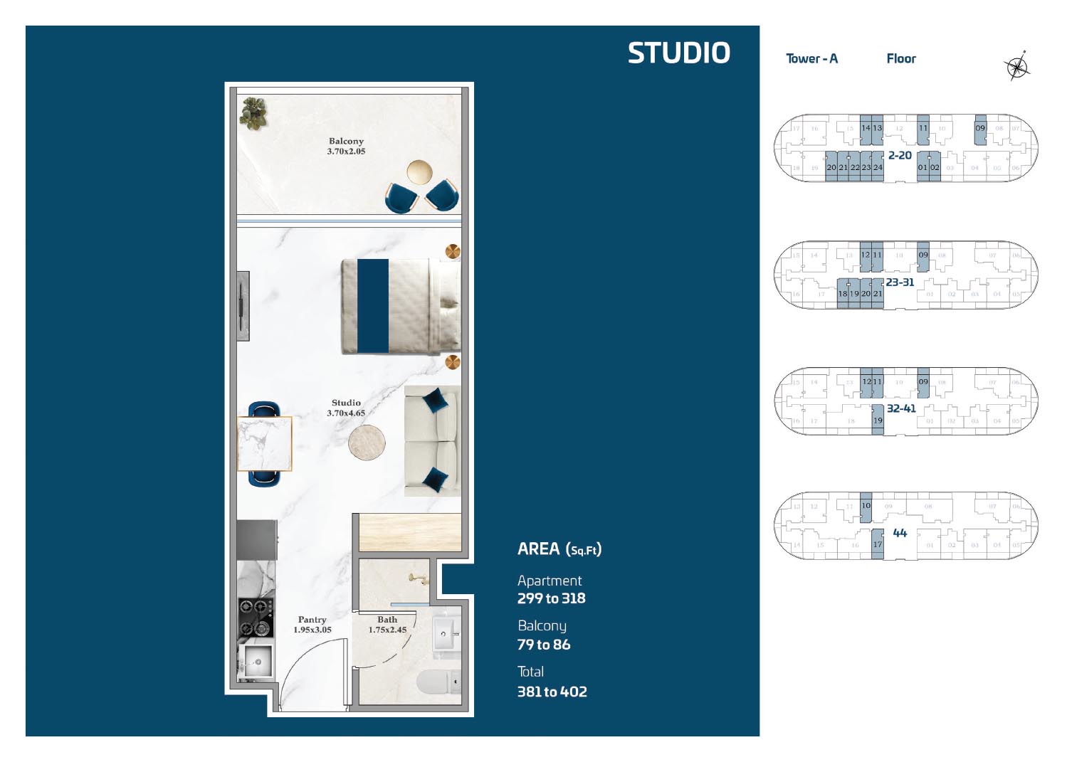 Serenz by Danube floor plan 1