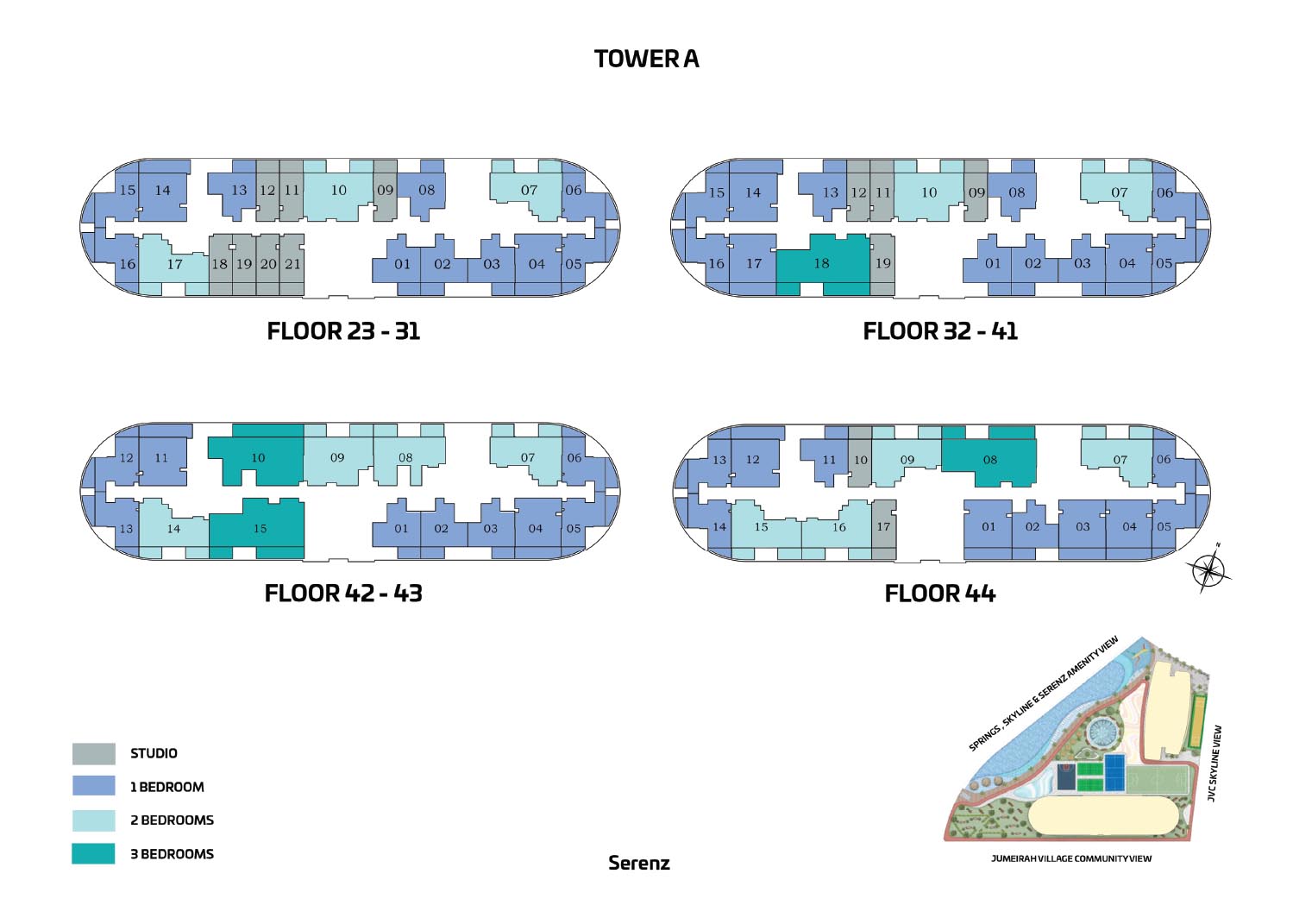 Serenz by Danube floor plan 3