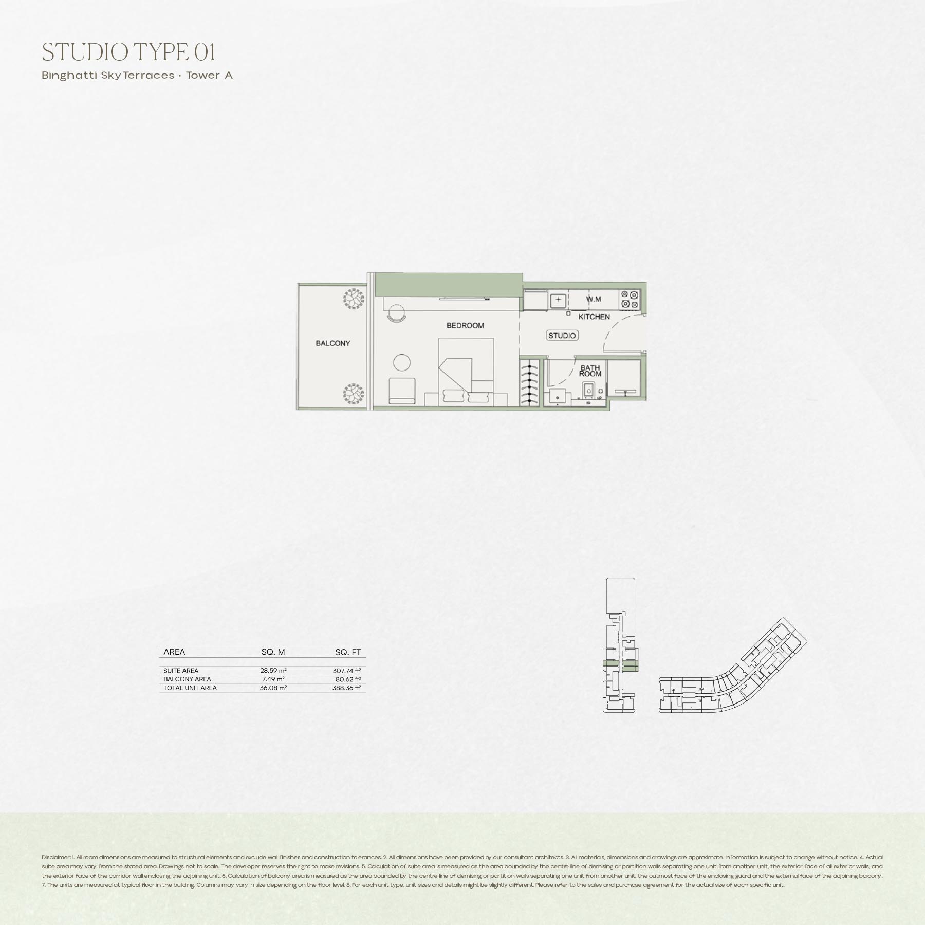 Binghatti Skyterraces floor plan 1