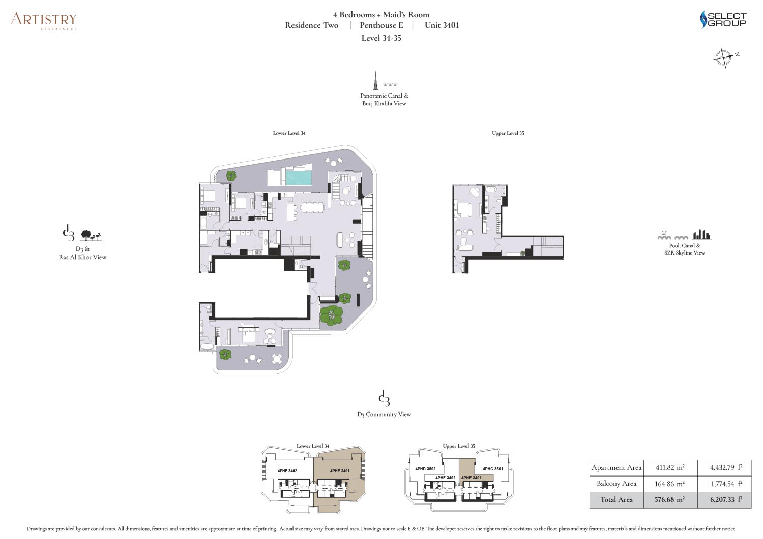 Artistry Two Residences at D3 floor plan 5