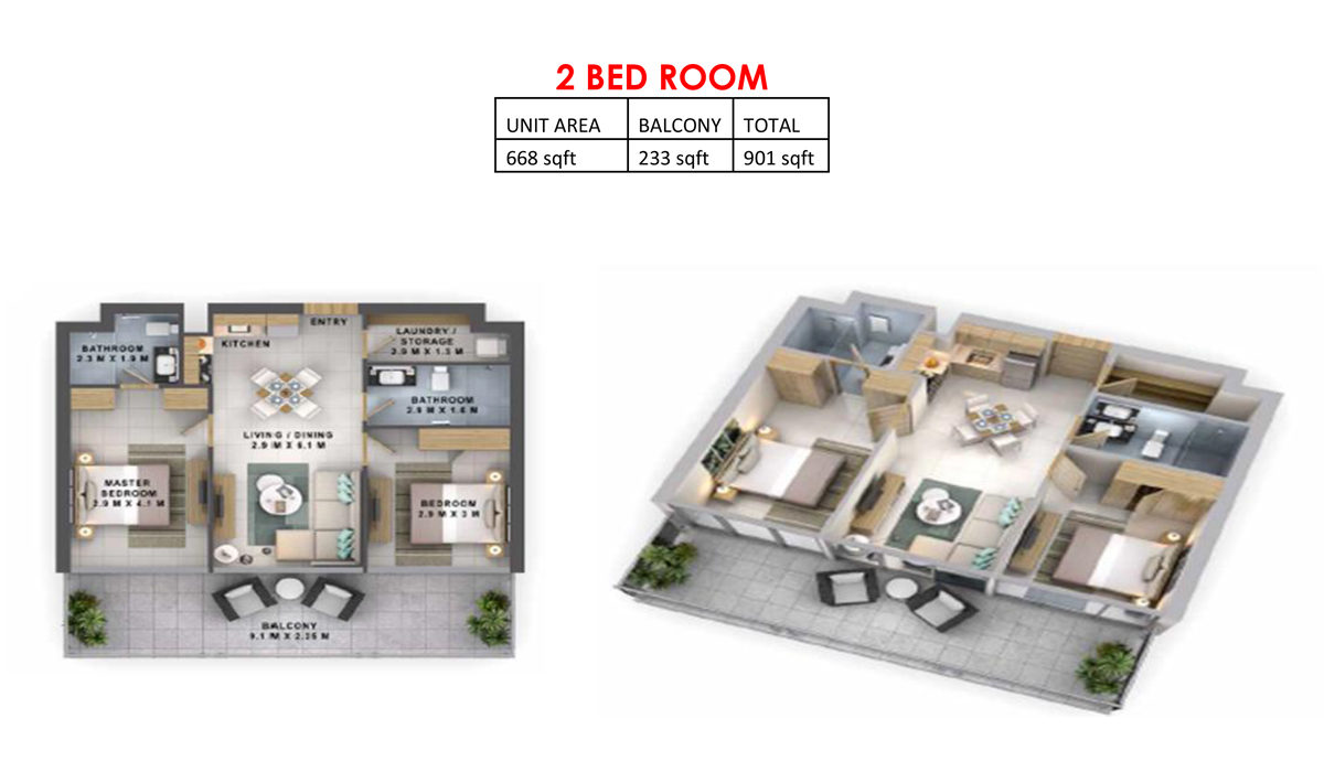 Reva Heights floor plan 3