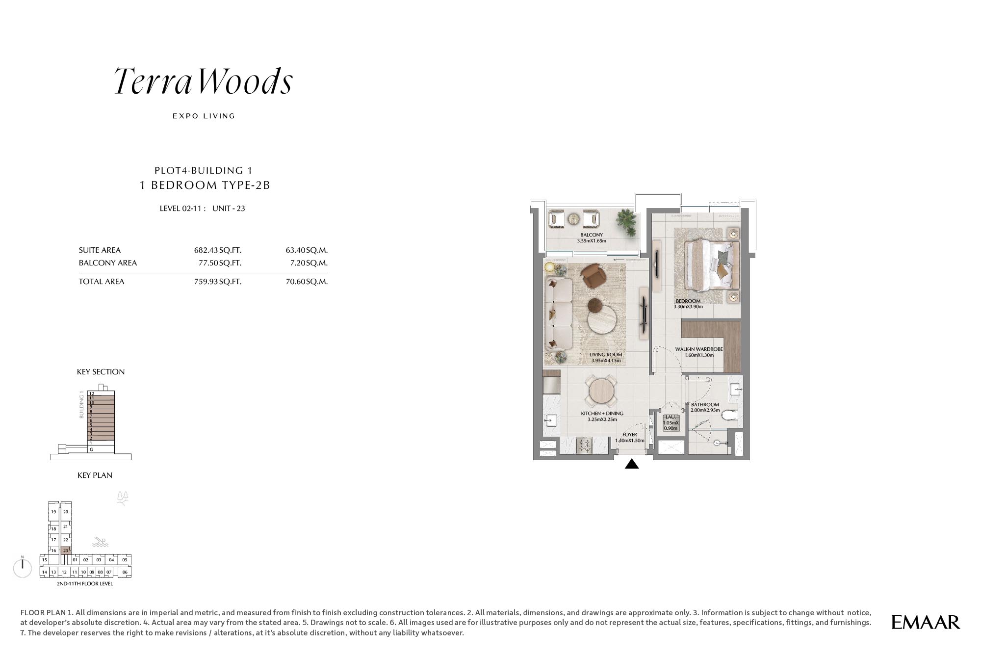 Terra Woods at Expo Living floor plan 1