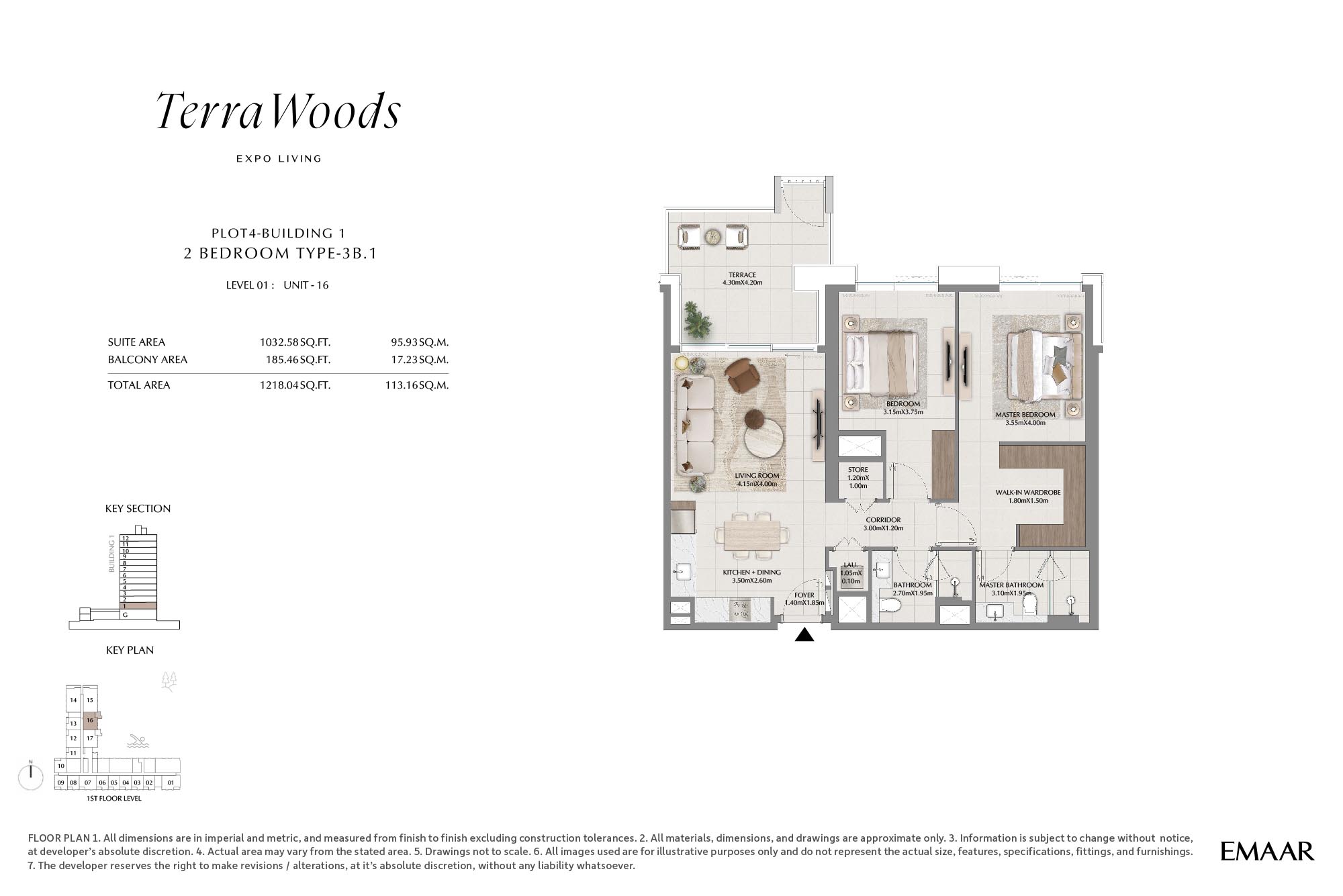 Terra Woods at Expo Living floor plan 2
