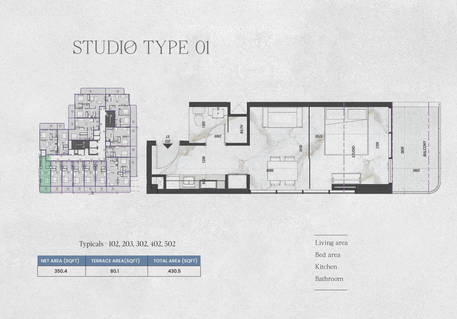 Zyra Hills at Al Warsan floor plan 1