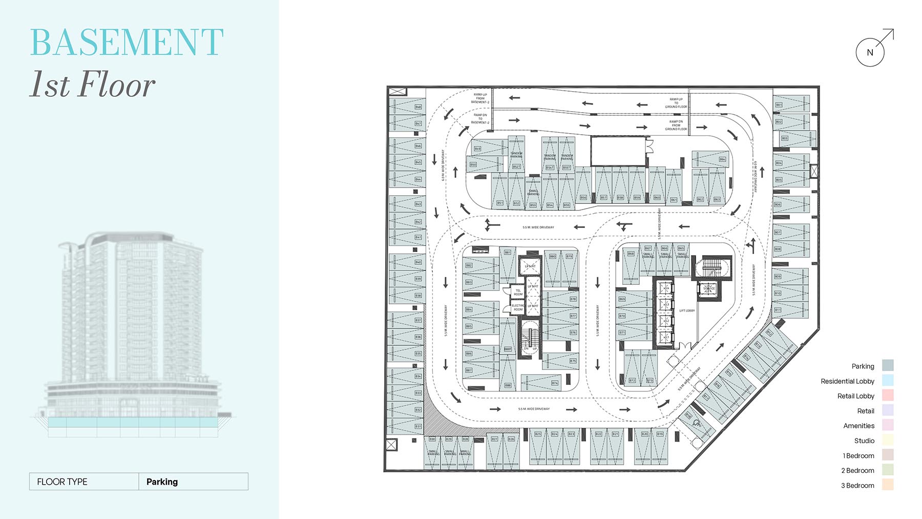 REEF 995 at DLRC floor plan 1