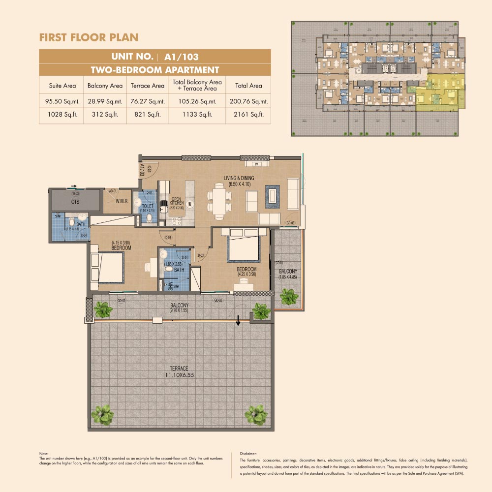 Purvanchal Triana Residences floor plan 4