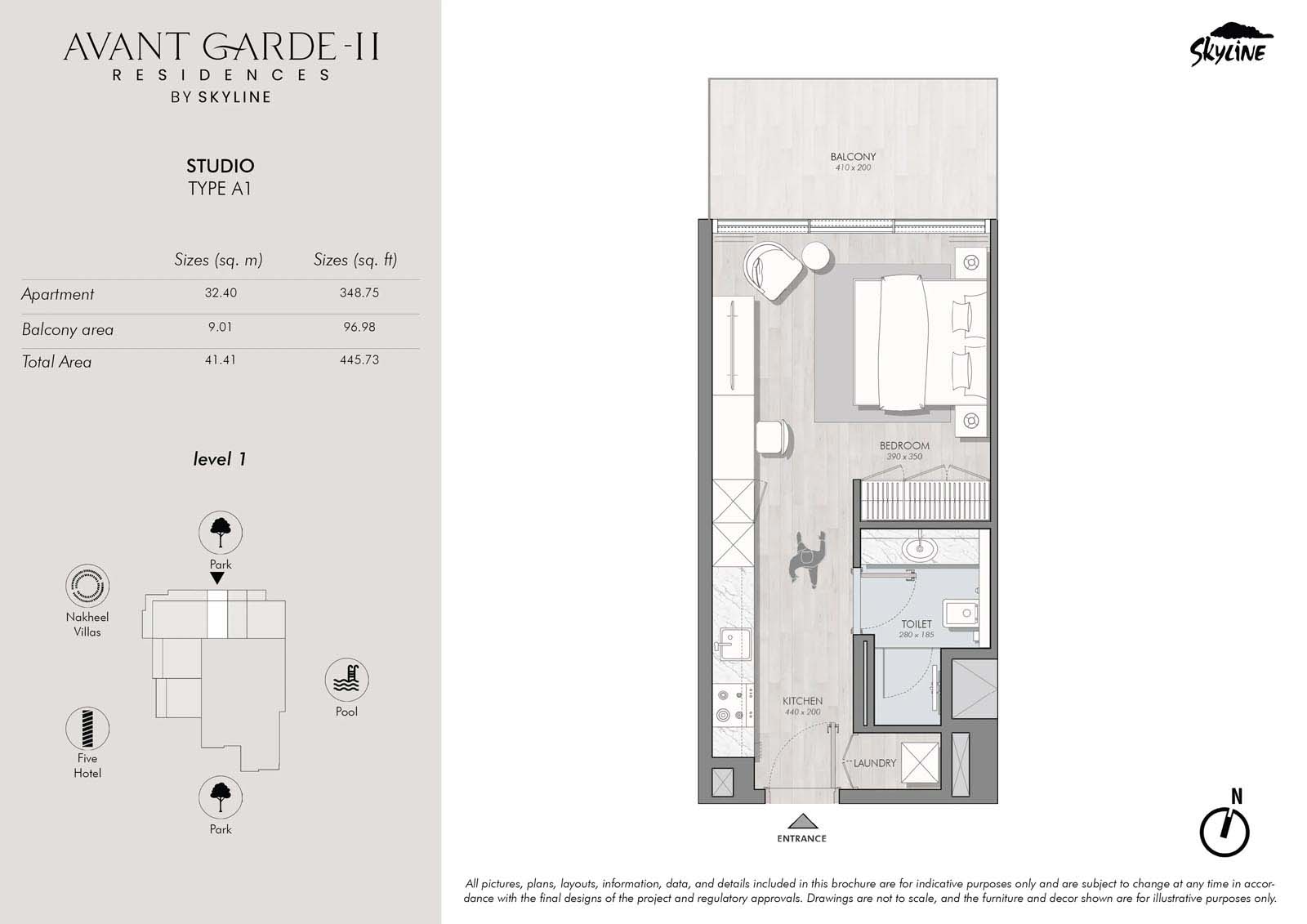 Avant Garde Residences 2 by Skyline floor plan 1
