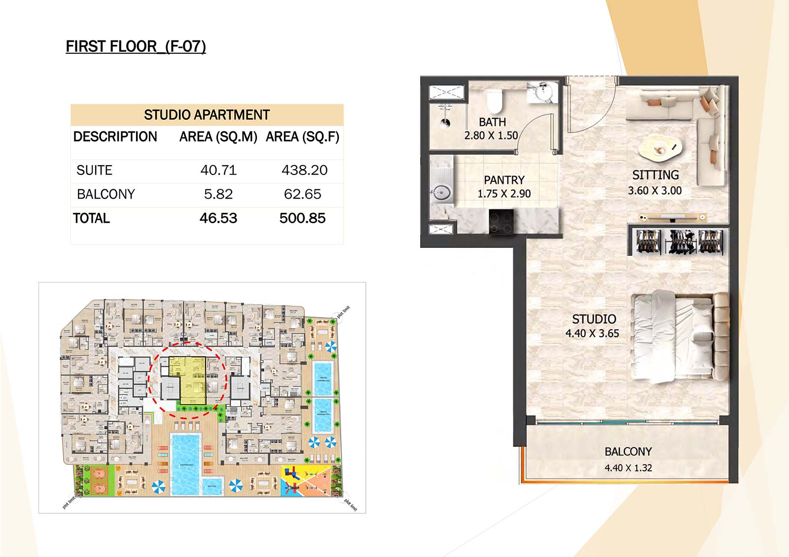Crystal Tower by VHS floor plan 1