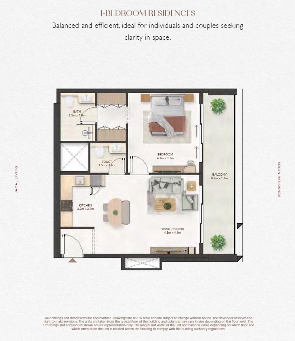 Solen Residence floor plan 1