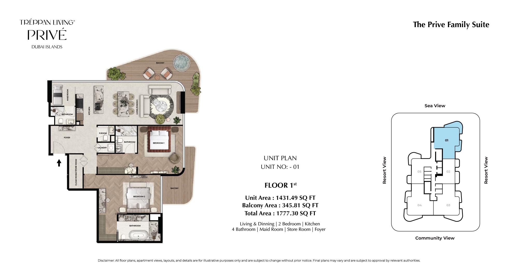 Treppan Living Prive floor plan 3