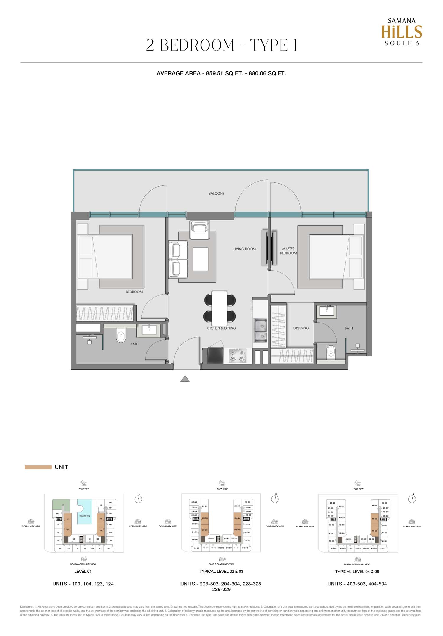 Samana Hills South 3 floor plan 4
