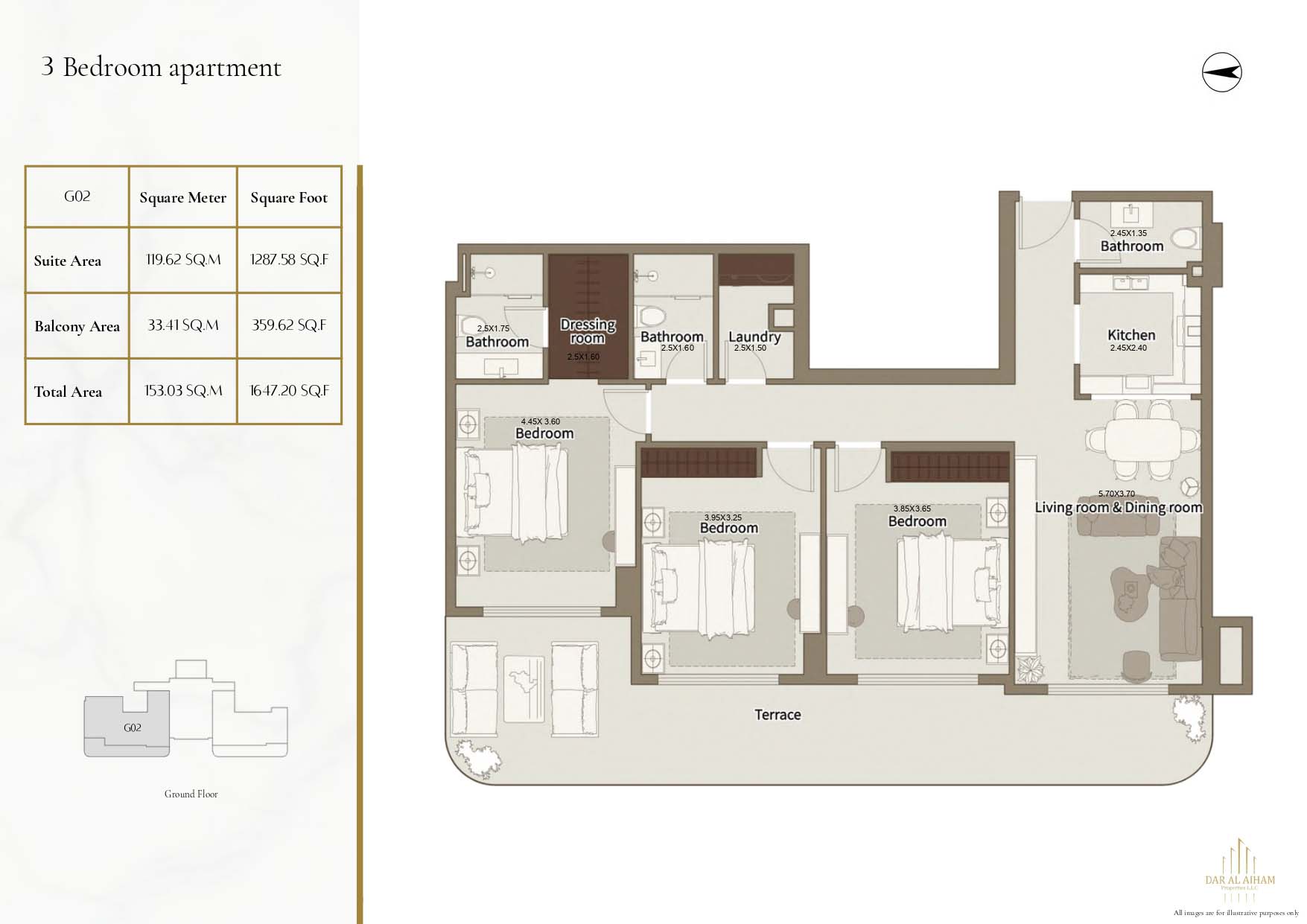 Dar Al Aiham One floor plan 4