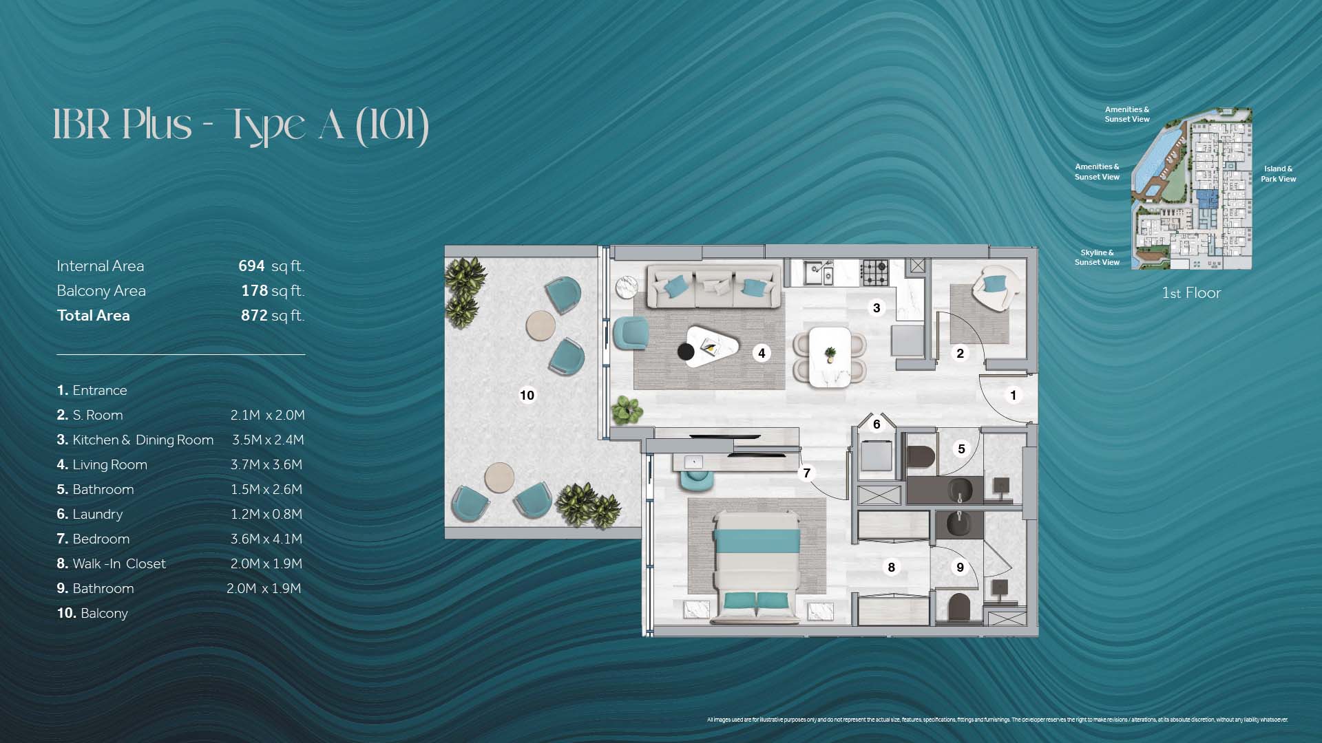 Flora Bay at Dubai Islands floor plan 1