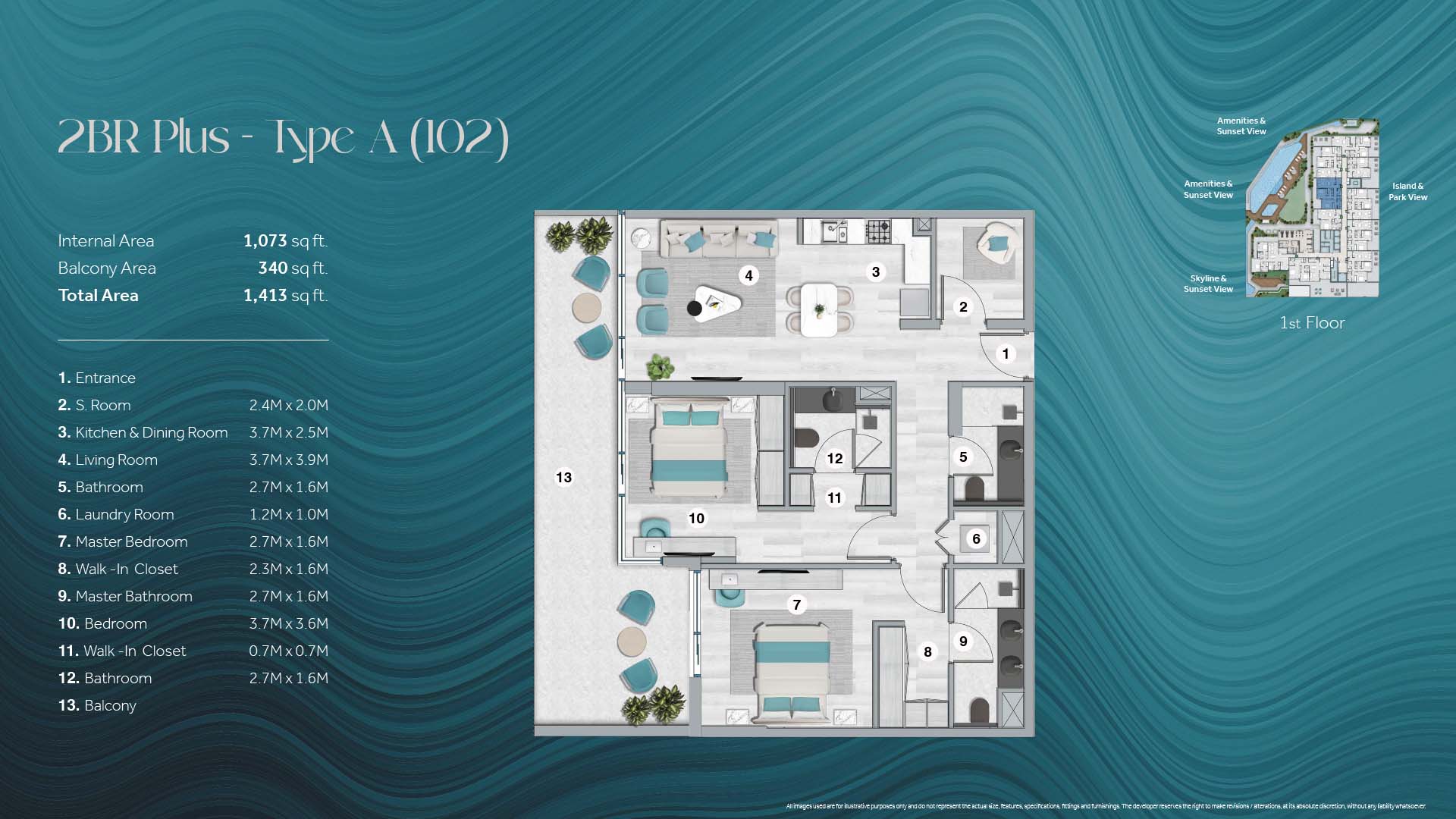 Flora Bay at Dubai Islands floor plan 3