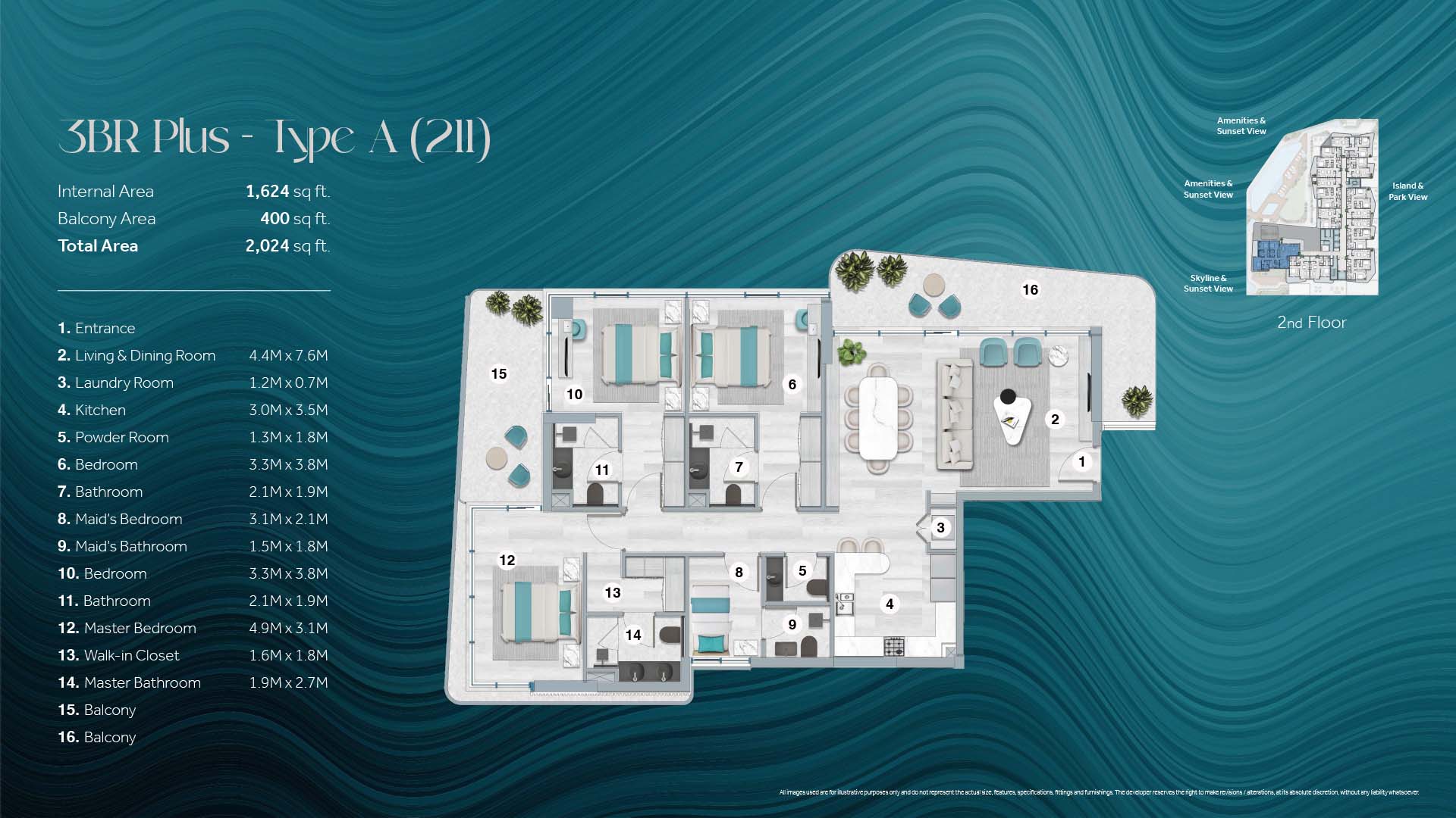 Flora Bay at Dubai Islands floor plan 4
