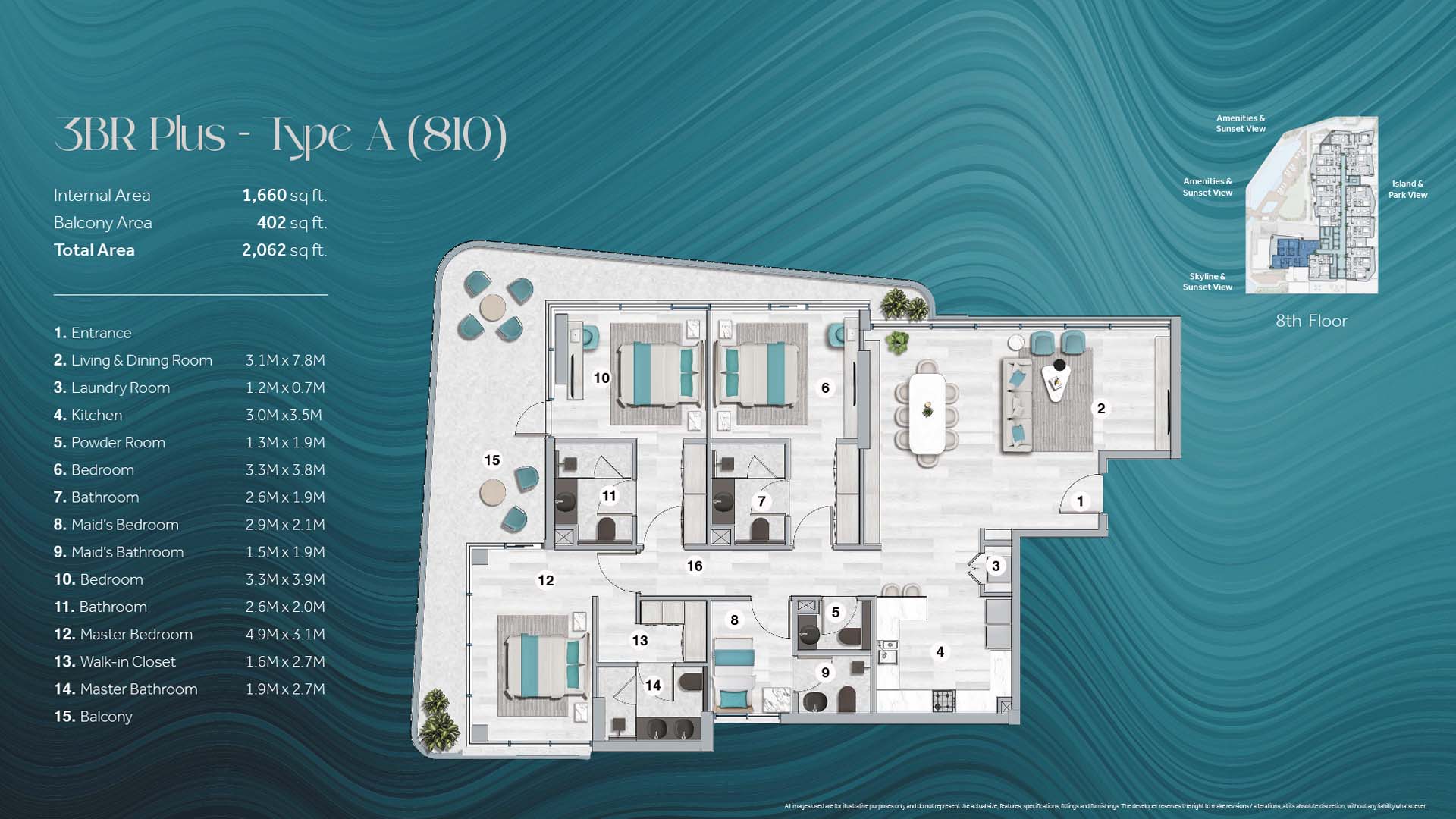 Flora Bay at Dubai Islands floor plan 2