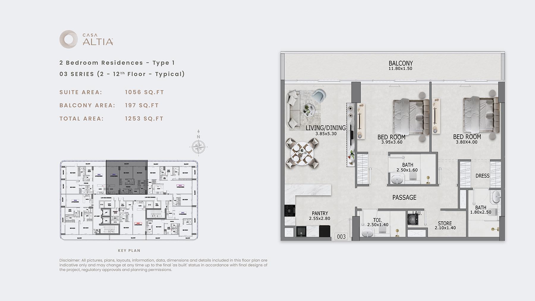 Casa Altia at Al Furjan floor plan 3