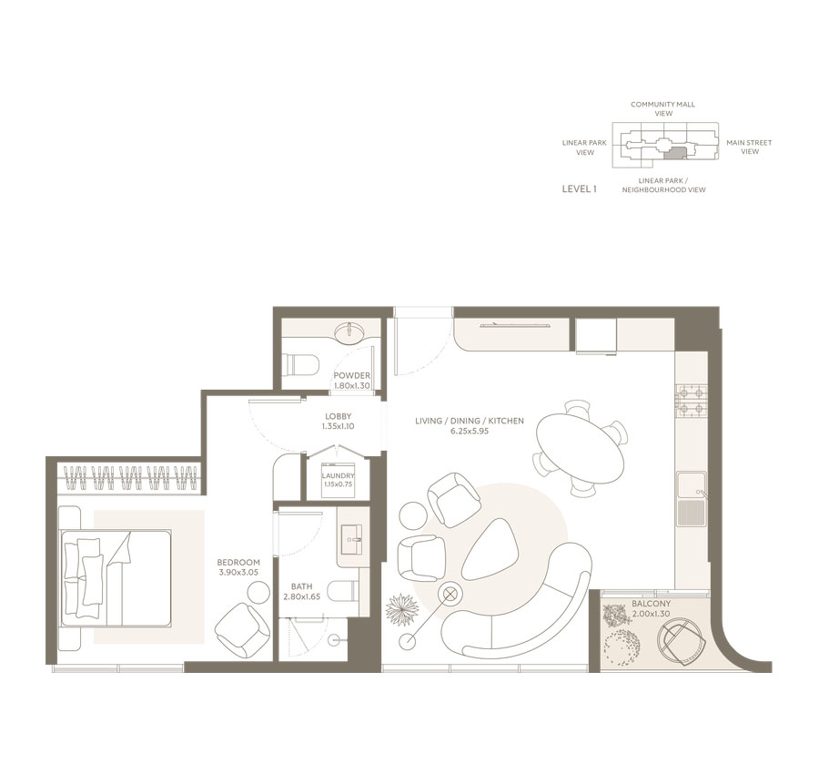 Symphony by Chaimaa floor plan 1