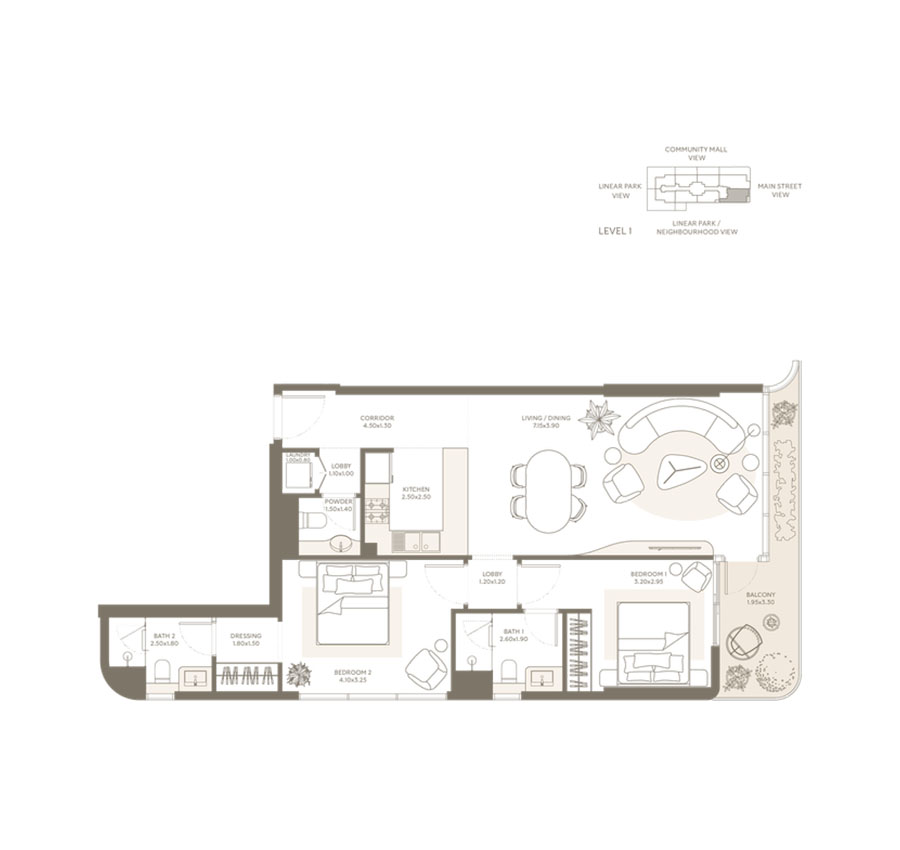 Symphony by Chaimaa floor plan 2
