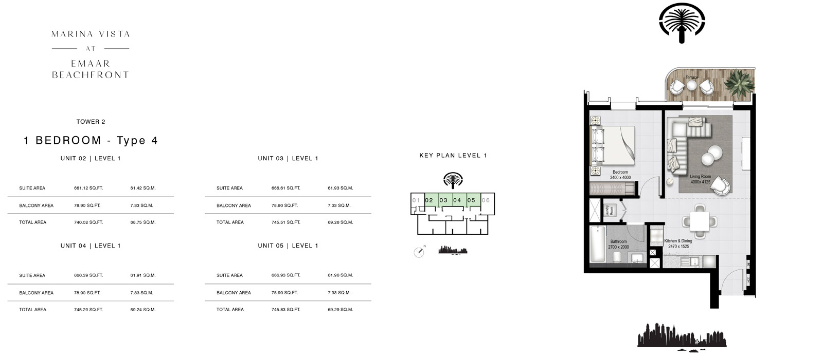 Marina Vista Apartments floor plan 2