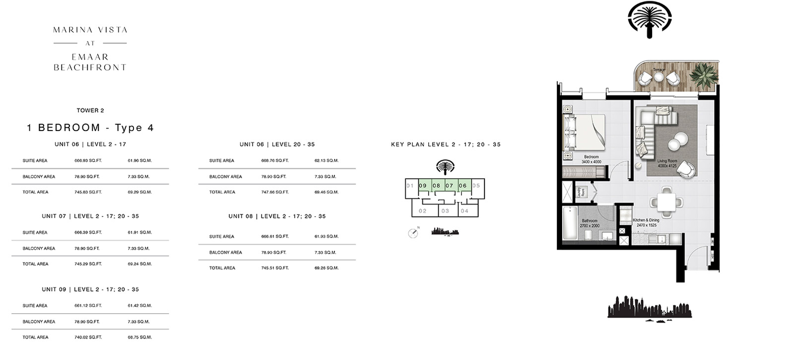 Marina Vista Apartments floor plan 1