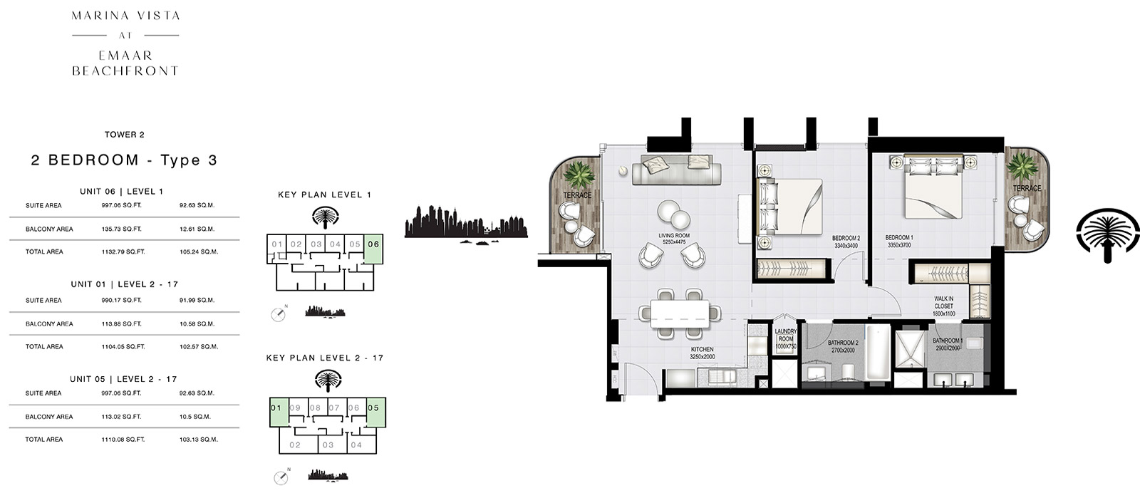 Marina Vista Apartments floor plan 3