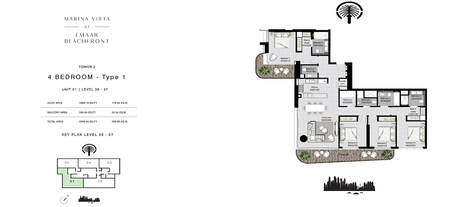 Marina Vista Apartments floor plan 5