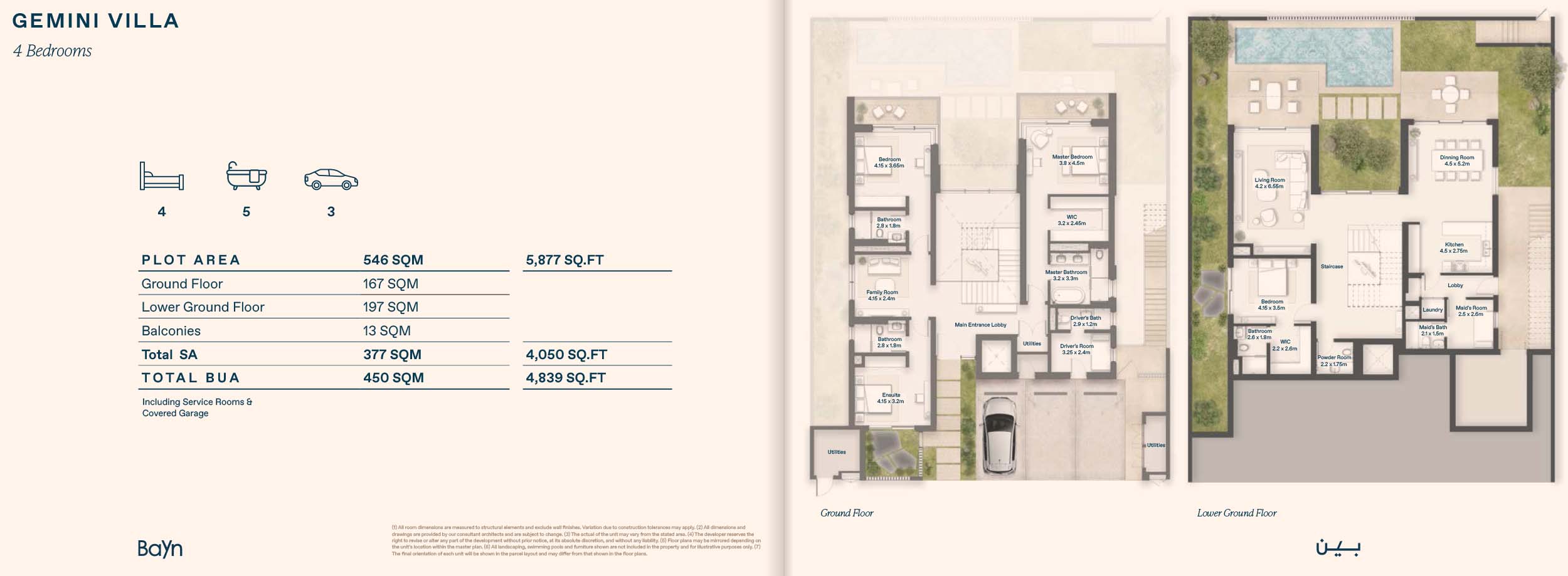 Views 3 at Bayn floor plan 4