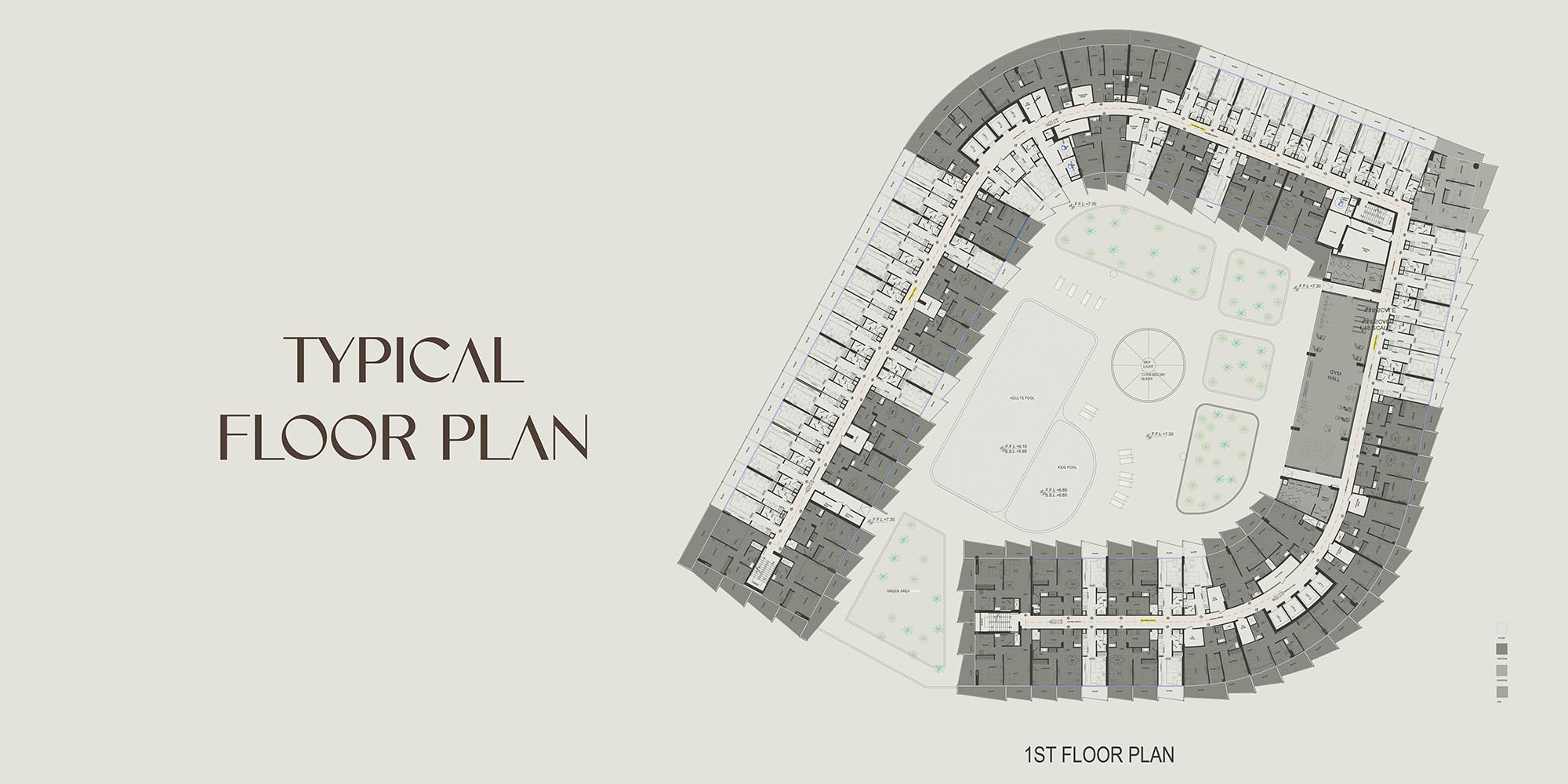 Binghatti Hillcrest floor plan 3