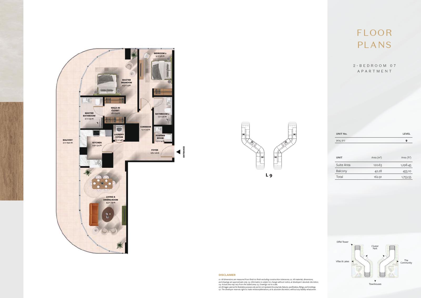 Cascada 2 at Waada floor plan 2