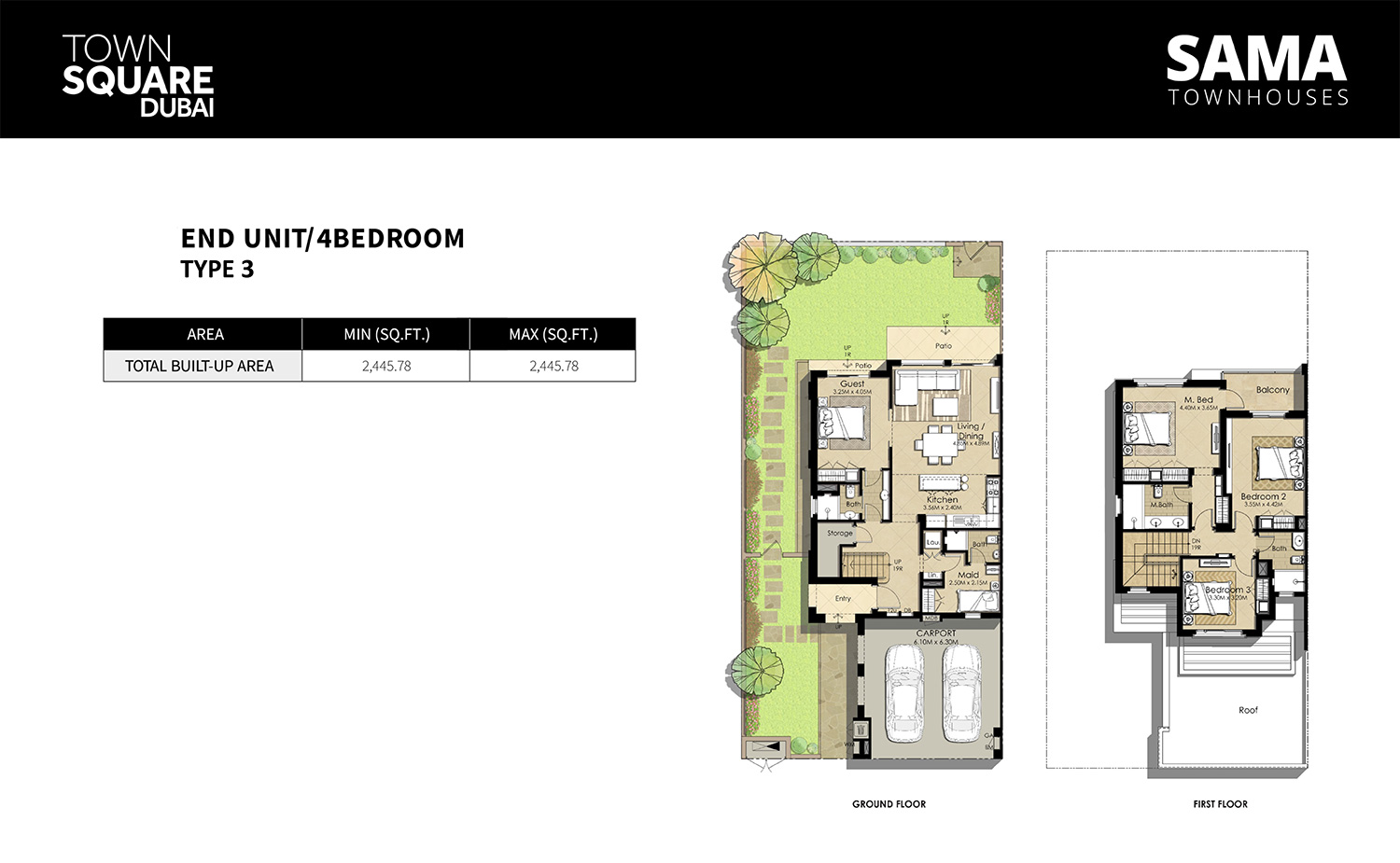 Sama Townhouses floor plan 2