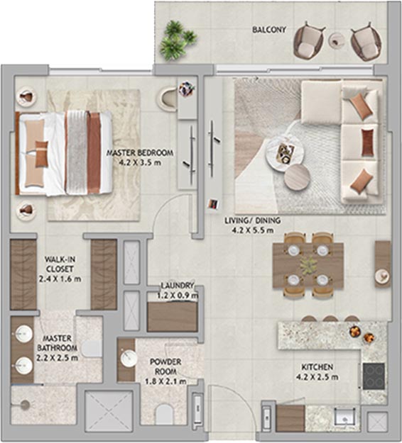The Wilds Residences floor plan 1